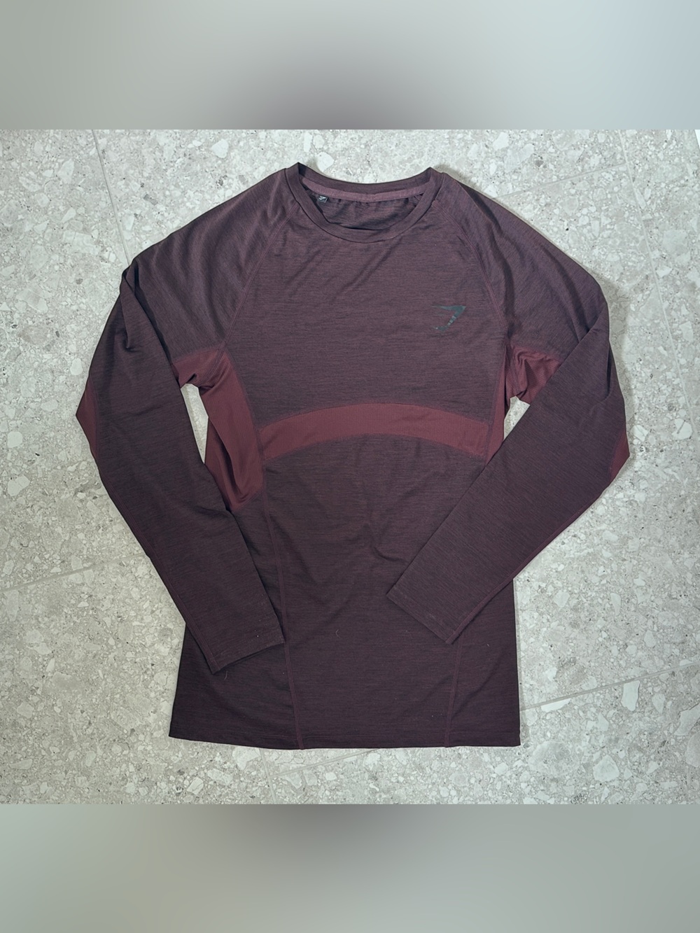 Men's Long-Sleeve Performance Shirt - Maroon